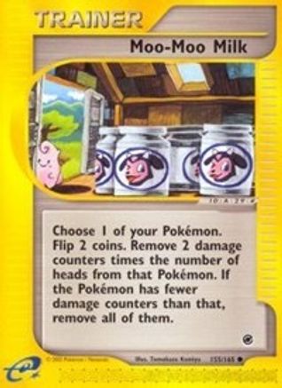 Moo-Moo Milk (155/165) [Expedition: Base Set] Reverse Holofoil