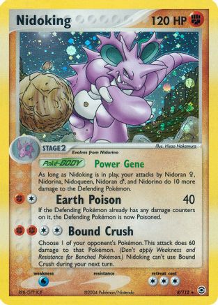 Nidoking (8/112) [EX: FireRed & LeafGreen] Reverse Holofoil