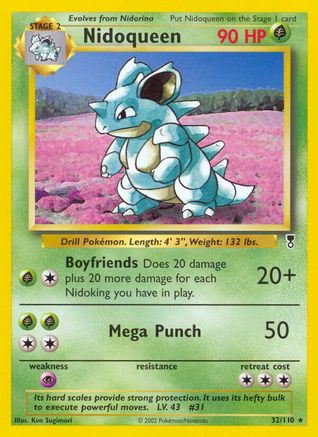 Nidoqueen (32/110) [Legendary Collection] Reverse Holofoil