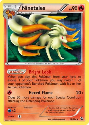 Ninetales (19/124) [Black & White: Dragons Exalted] Reverse Holofoil