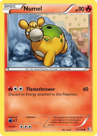 Numel (21/149) [Black & White: Boundaries Crossed] Reverse Holofoil