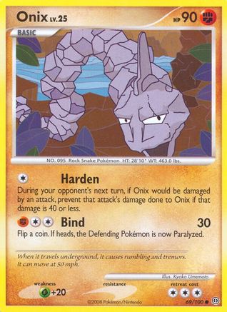 Onix (69/100) [Diamond & Pearl: Stormfront] Reverse Holofoil