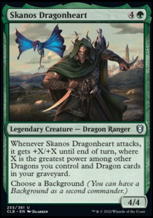 Skanos Dragonheart [Commander Legends: Battle for Baldur's Gate] Foil