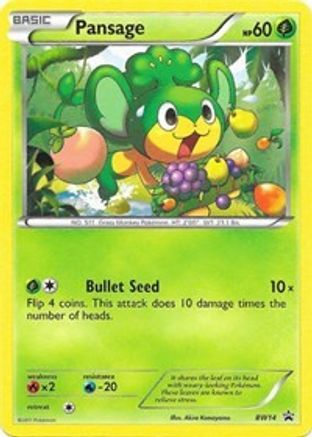 Pansage (BW14) [Black & White: Black Star Promos] Holofoil