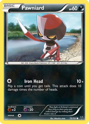 Pawniard (75/101) [Black & White: Noble Victories] Reverse Holofoil