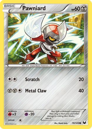 Pawniard (78/108) [Black & White: Dark Explorers] Reverse Holofoil