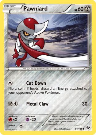 Pawniard (81/146) [XY: Base Set] Reverse Holofoil