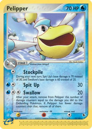 Pelipper (19/109) [EX: Ruby & Sapphire] Reverse Holofoil