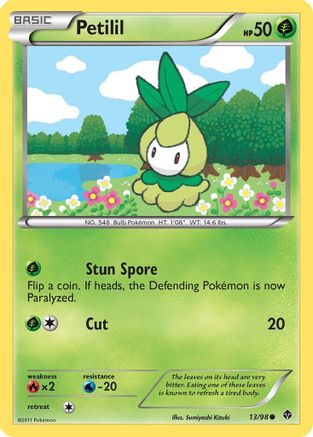 Petilil (13/98) [Black & White: Emerging Powers] Reverse Holofoil