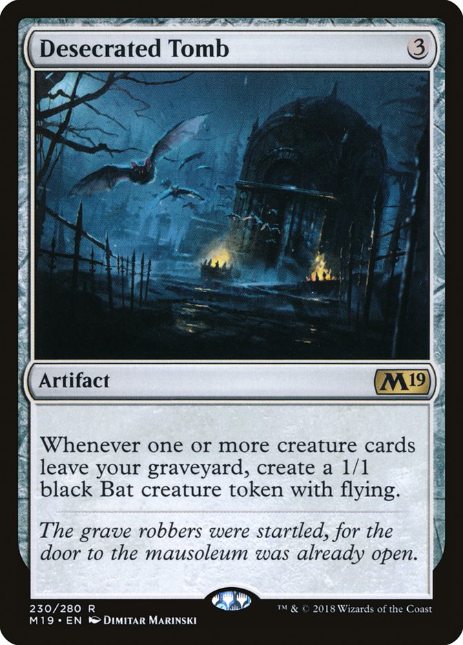 Desecrated Tomb [Core Set 2019] Foil