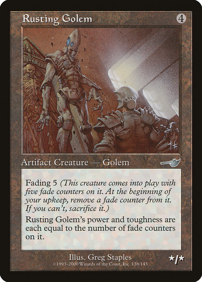 Rusting Golem [Nemesis] Foil