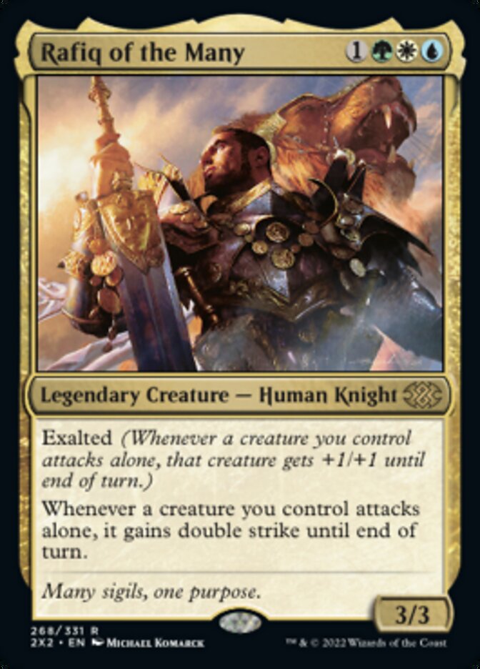 Rafiq of the Many [Double Masters 2022] Foil