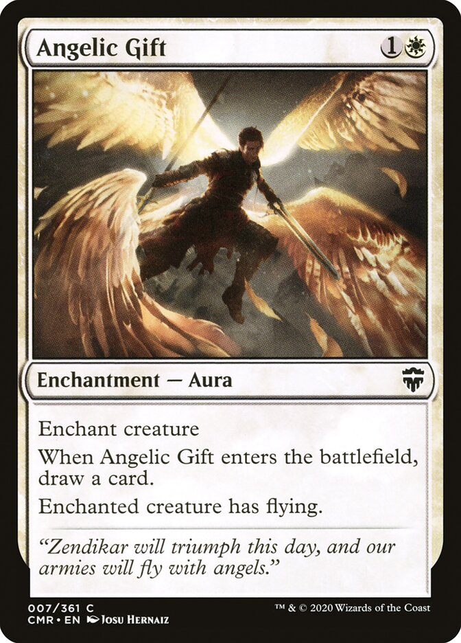 Angelic Gift [Commander Legends] Foil