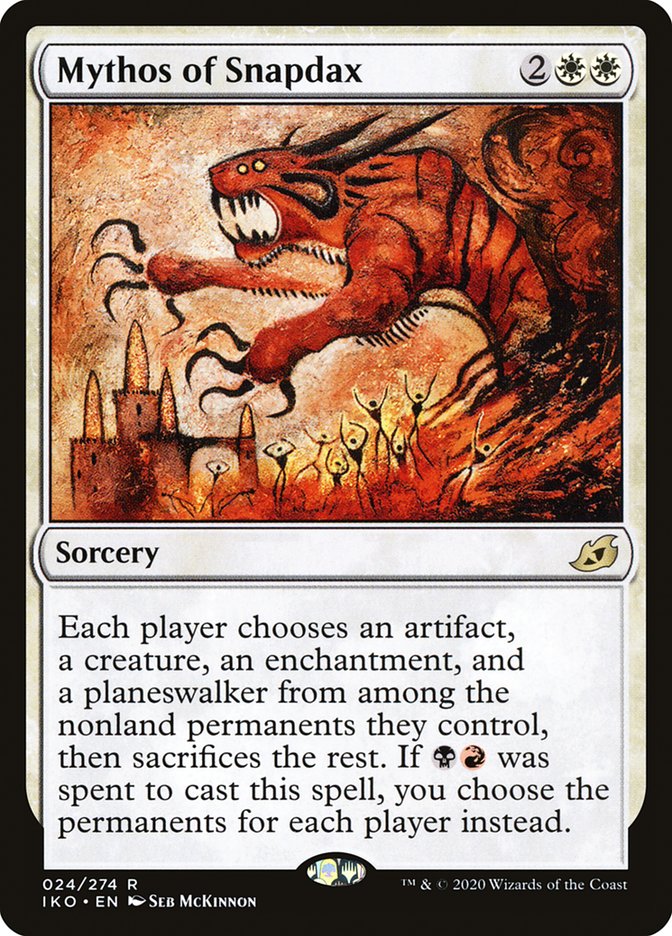 Mythos of Snapdax [Ikoria: Lair of Behemoths] Foil