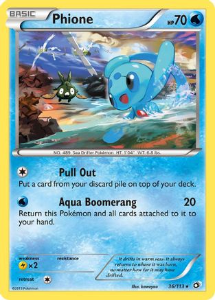 Phione (36/113) [Black & White: Legendary Treasures] Reverse Holofoil