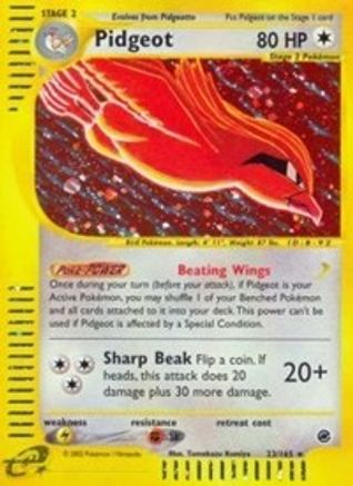Pidgeot (23/165) [Expedition: Base Set] Reverse Holofoil