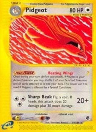 Pidgeot (59/165) [Expedition: Base Set] Reverse Holofoil