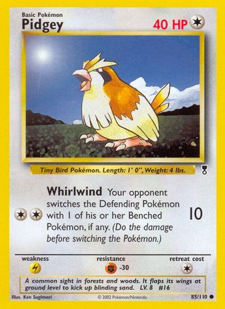 Pidgey (85/110) [Legendary Collection] Reverse Holofoil