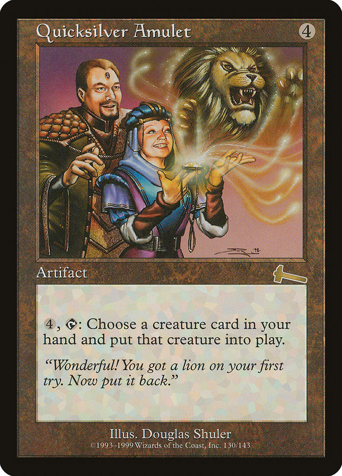 Quicksilver Amulet [Urza's Legacy] Foil