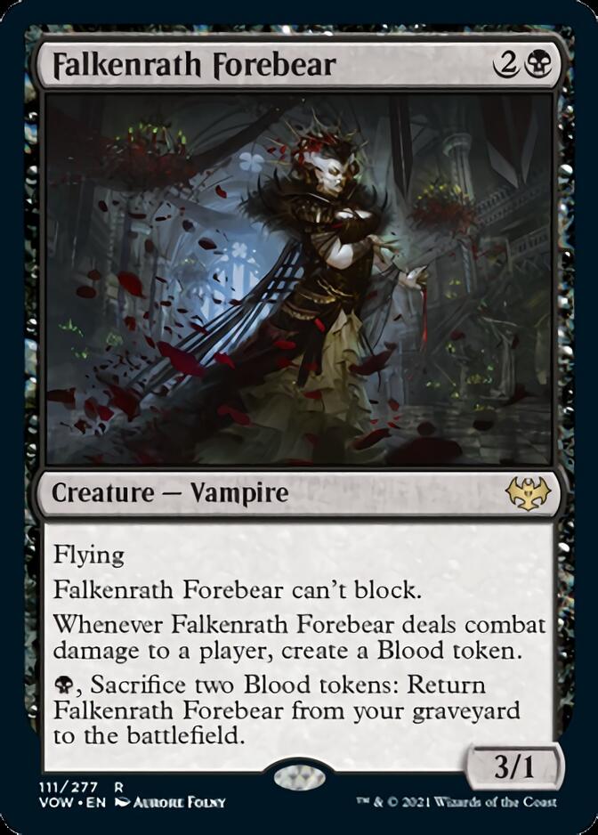 Falkenrath Forebear [Innistrad: Crimson Vow] Foil