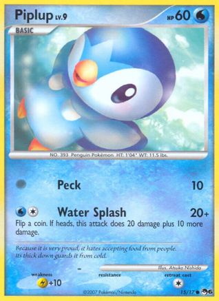 Piplup (15/17) [POP Series 6] Holofoil