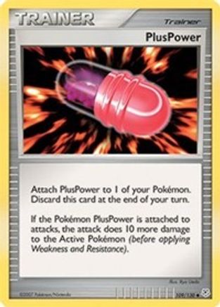 PlusPower (109/130) [Diamond & Pearl: Base Set] Reverse Holofoil