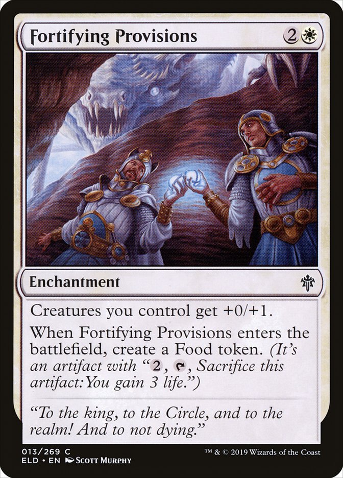 Fortifying Provisions [Throne of Eldraine] Foil