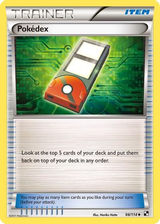 Pokedex (98/114) [Black & White: Base Set] Reverse Holofoil