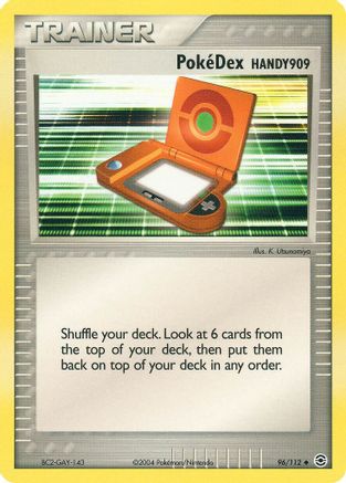PokeDex HANDY909 (96/112) [EX: FireRed & LeafGreen] Reverse Holofoil
