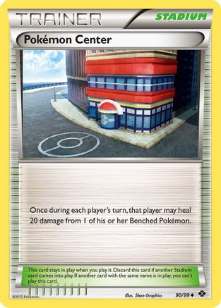Pokemon Center (90/99) [Black & White: Next Destinies] Reverse Holofoil