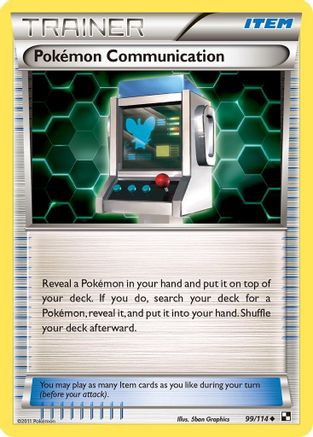 Pokemon Communication (99/114) [Black & White: Base Set] Reverse Holofoil