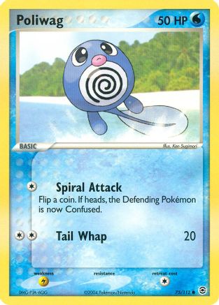 Poliwag (75/112) [EX: FireRed & LeafGreen] Reverse Holofoil