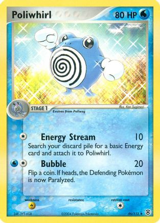 Poliwhirl (46/112) [EX: FireRed & LeafGreen] Reverse Holofoil