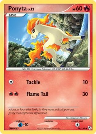 Ponyta (94/130) [Diamond & Pearl: Base Set] Reverse Holofoil