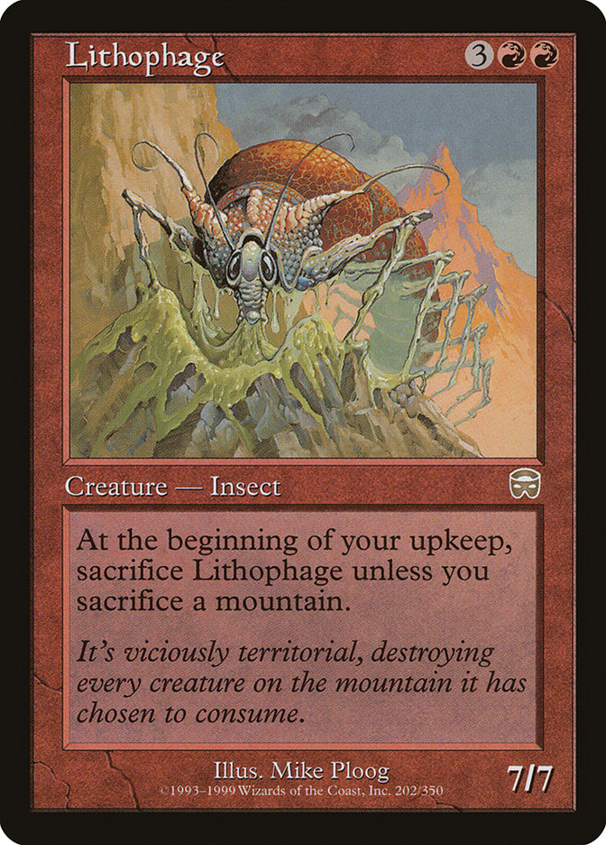 Lithophage [Mercadian Masques] Foil