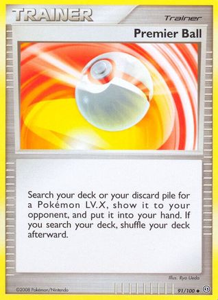 Premier Ball (91/100) [Diamond & Pearl: Stormfront] Reverse Holofoil