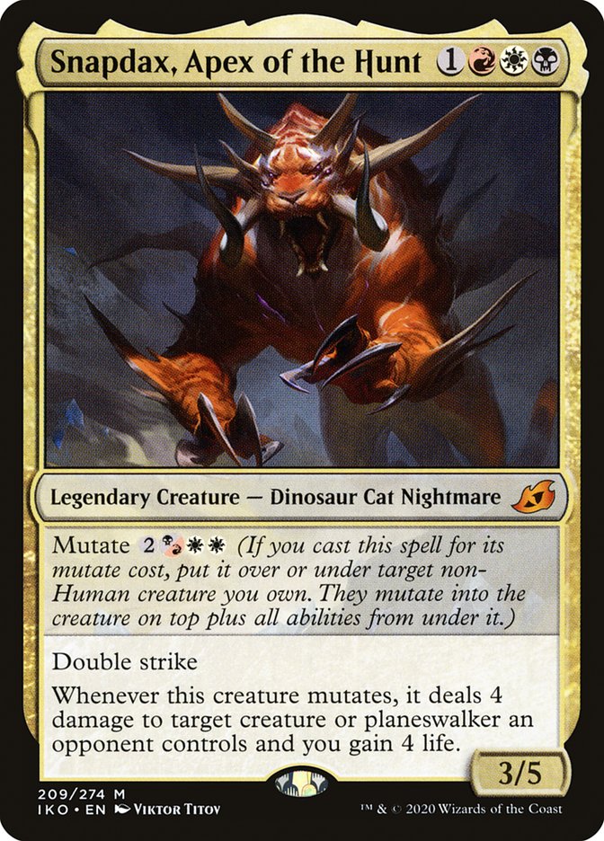 Snapdax, Apex of the Hunt [Ikoria: Lair of Behemoths] Foil