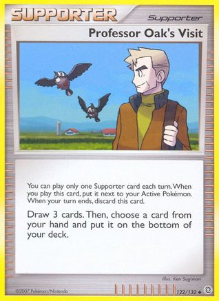 Professor Oak's Visit (122/132) [Diamond & Pearl: Secret Wonders] Reverse Holofoil