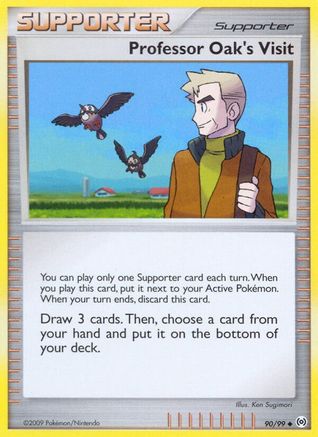 Professor Oak's Visit (90/99) [Platinum: Arceus] Reverse Holofoil