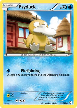 Psyduck (33/149) [Black & White: Boundaries Crossed] Reverse Holofoil