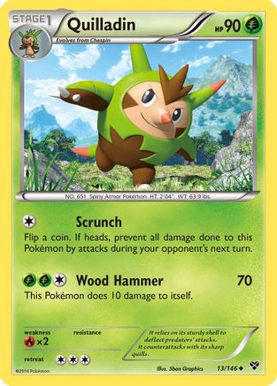 Quilladin (13/146) [XY: Base Set] Reverse Holofoil