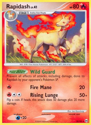 Rapidash (28/99) [Platinum: Arceus] Reverse Holofoil