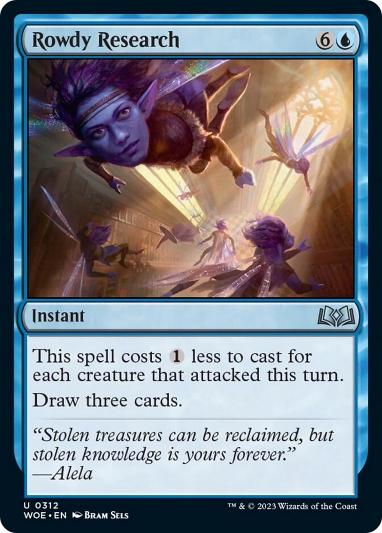 Rowdy Research [Wilds of Eldraine] Foil