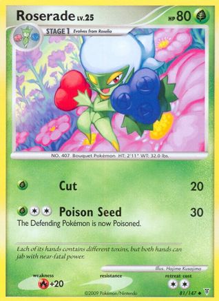 Roserade (81/147) [Platinum: Supreme Victors] Reverse Holofoil