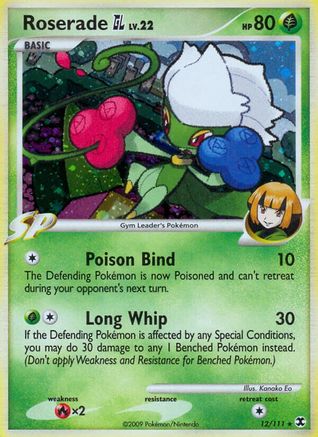 Roserade GL (12/111) [Platinum: Rising Rivals] Reverse Holofoil