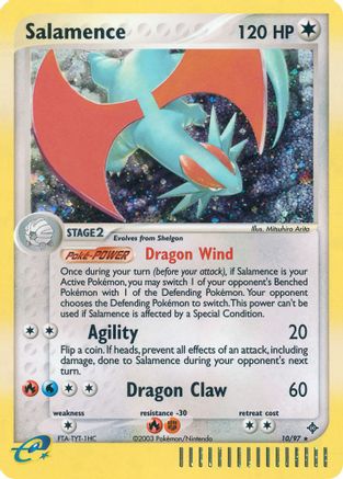 Salamence (10/97) [EX: Dragon] Reverse Holofoil