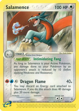 Salamence (19/97) [EX: Dragon] Reverse Holofoil