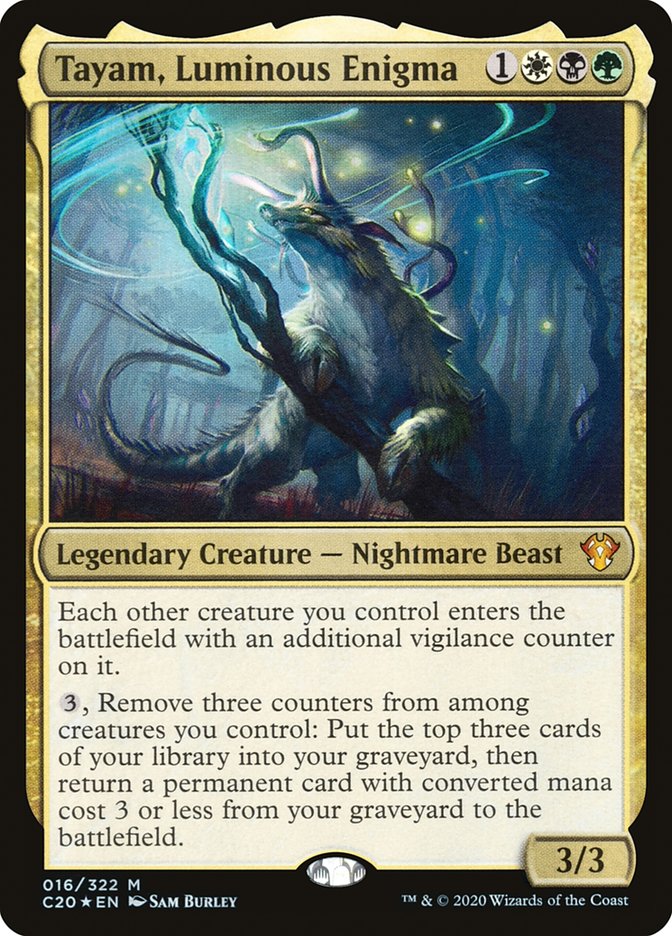 Tayam, Luminous Enigma [Commander 2020] Foil