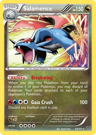 Salamence (64/101) [Black & White: Plasma Blast] Reverse Holofoil