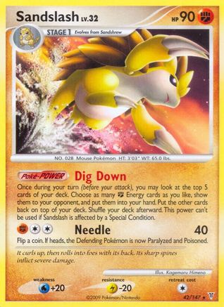 Sandslash (42/147) [Platinum: Supreme Victors] Reverse Holofoil